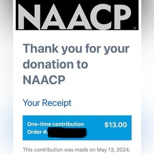 $13 donation to NAACP for purchase: Reformation NWT Cassidy denim jumpsuit